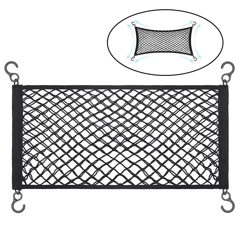 SUV Car Ceiling Storage Net Pocket Car Roof Bag Interior Cargo Net Breathable Mesh Bag Auto Stowing Tidying Interior Accessories