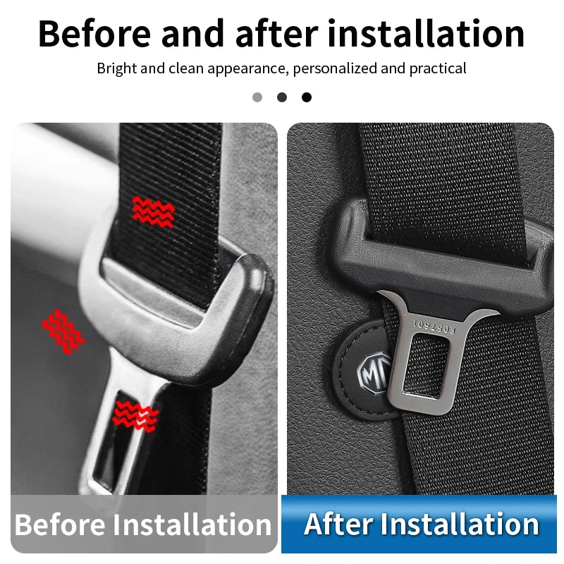 Magnetic Car Seat Belt Limiter Stopper Stabilizer Accessories For Morris Garages MG HS 2025 6 3 5 7 TF ZR ZS HS GS GT Hector RX5