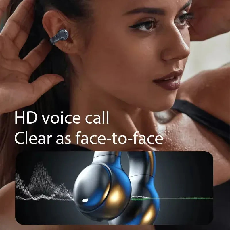 NEW Model M47+ Wireless Earbuds Bluetooth Headset Charging Earphones Bone Conduction Headphones Sport With Mic Free Ergonomics