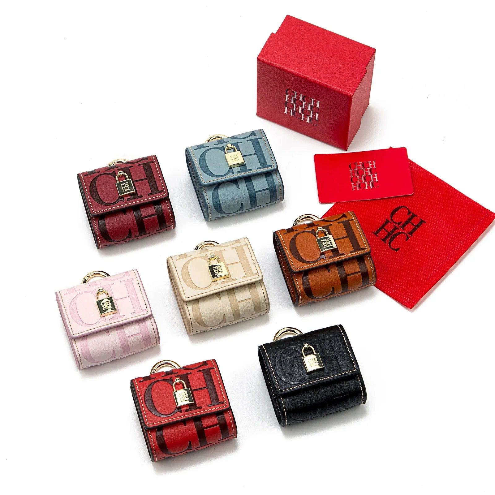 CH Autumn Winter New Mini Bag Embossed Design Fashionable Versatile Exquisite Luxurious Brand 2025 Brand Headphone Bag