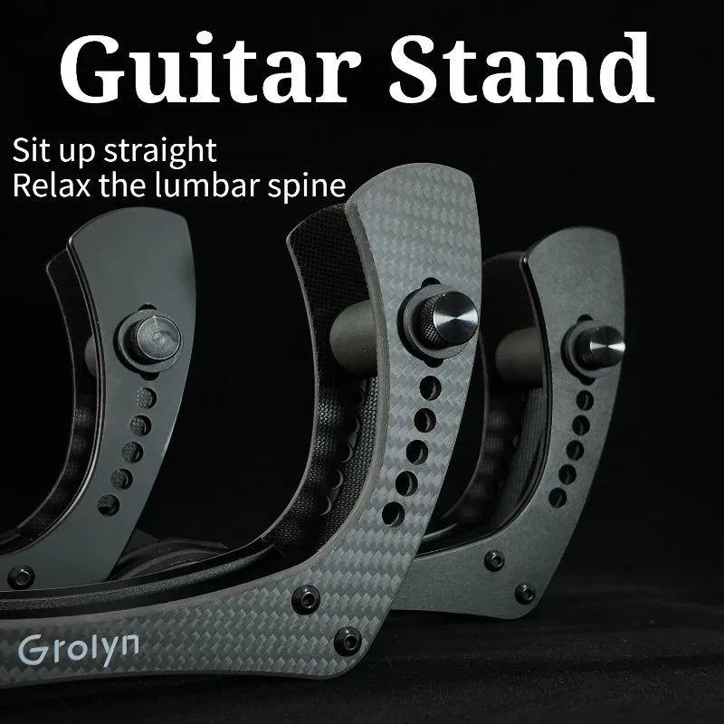Acrylic Electric Guitar Headrest Non-slip Stable Adjustable Comfortable Electric Guitar Leg Rest Musical Instrument Accessory