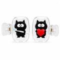 2pack Cute Black Cat Toothbrush Cover Dustproof Travel Toothbrush Head Cap Holder Clip Portable Bathroom Accessories Gift