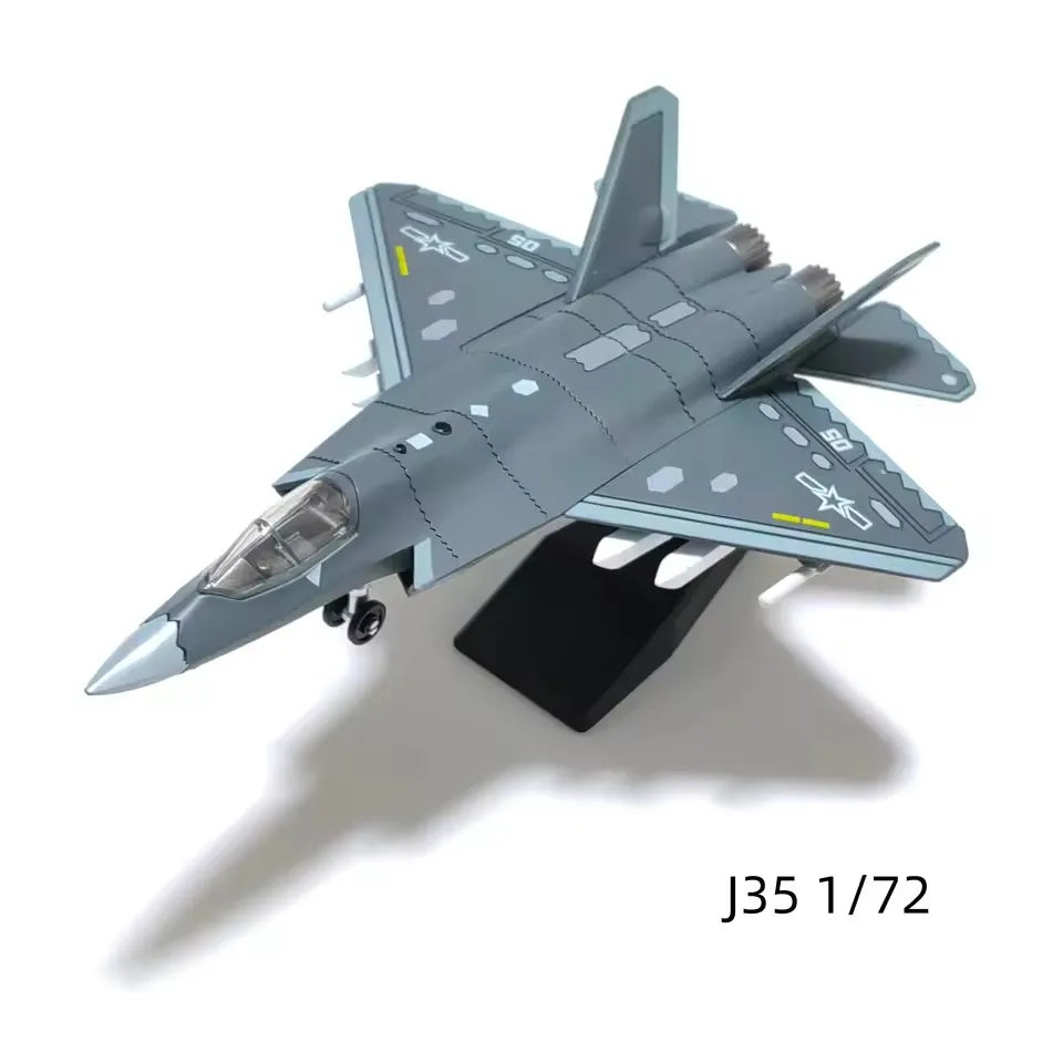 F-18 S-57 F-35 Fighter Jet Quick Assembly Model Kit Plastic Fun Toy Airplane Assembly Model with Stand Kids Gift Suitable