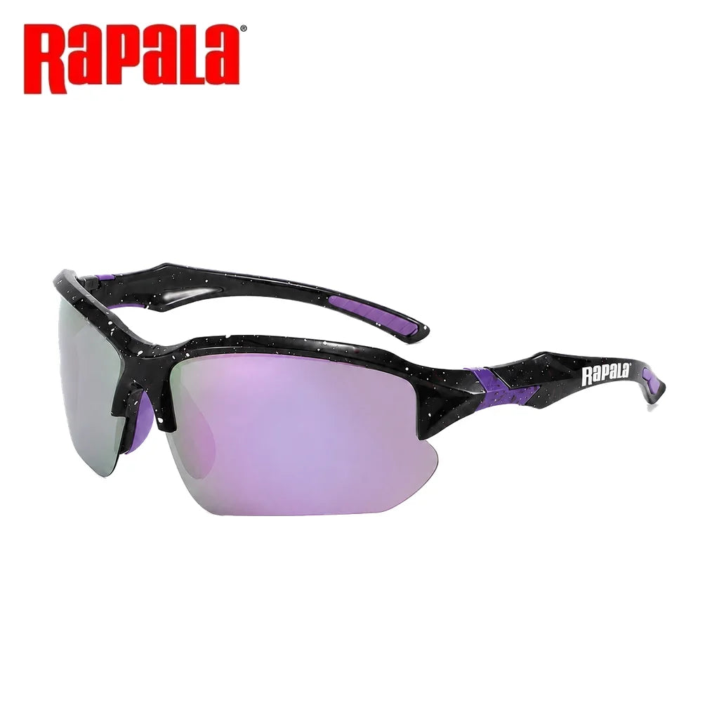 Outdoor Rapala Polarized Fishing Glasses UV400 for Fishing Riding Running Driving with Secure Fit Frame and Storage Case