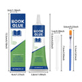 60ml Book Binding Glue Transparent Book Repair Glue Book Binding Adhesive for Envelopes Postcards Paper Craft(3 years Shelf life
