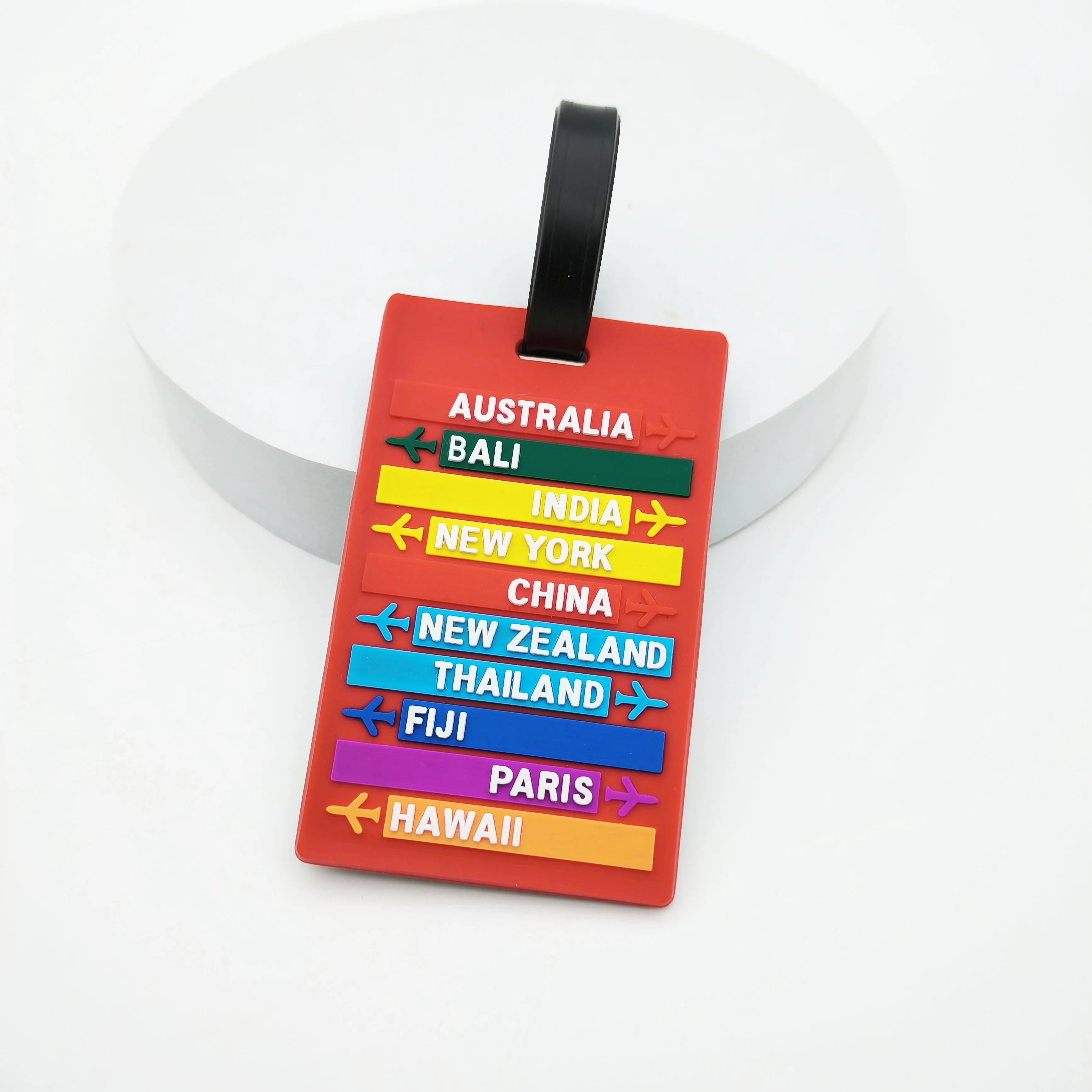 1PCS Luggage Tag Travel Cute Suitcase Luggage Tag Cartoon ID Address Holder Travel Baggage Label Accessories