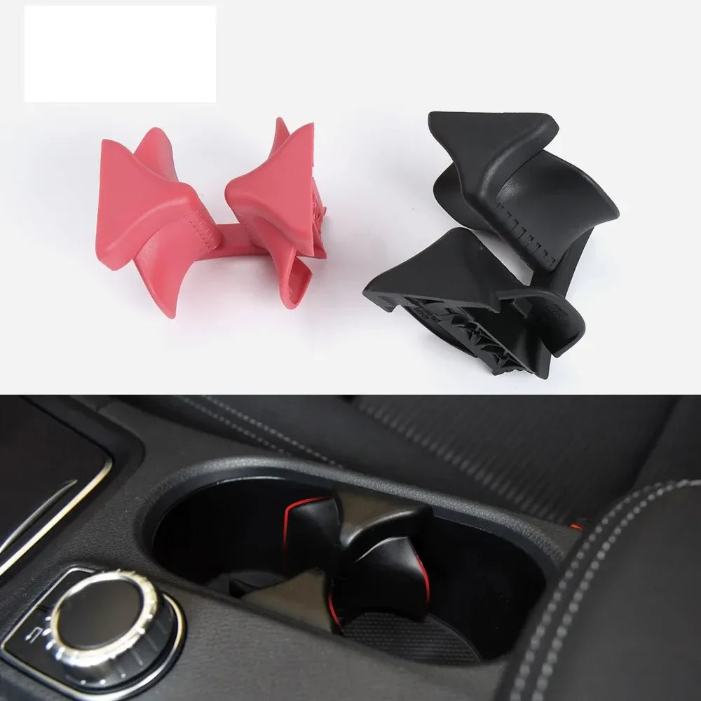 Car Center Console Water Cup Holder Drink Stand Insert Divider Board For Mercedes-Benz A Class W176 GLA W156 W117 CLA