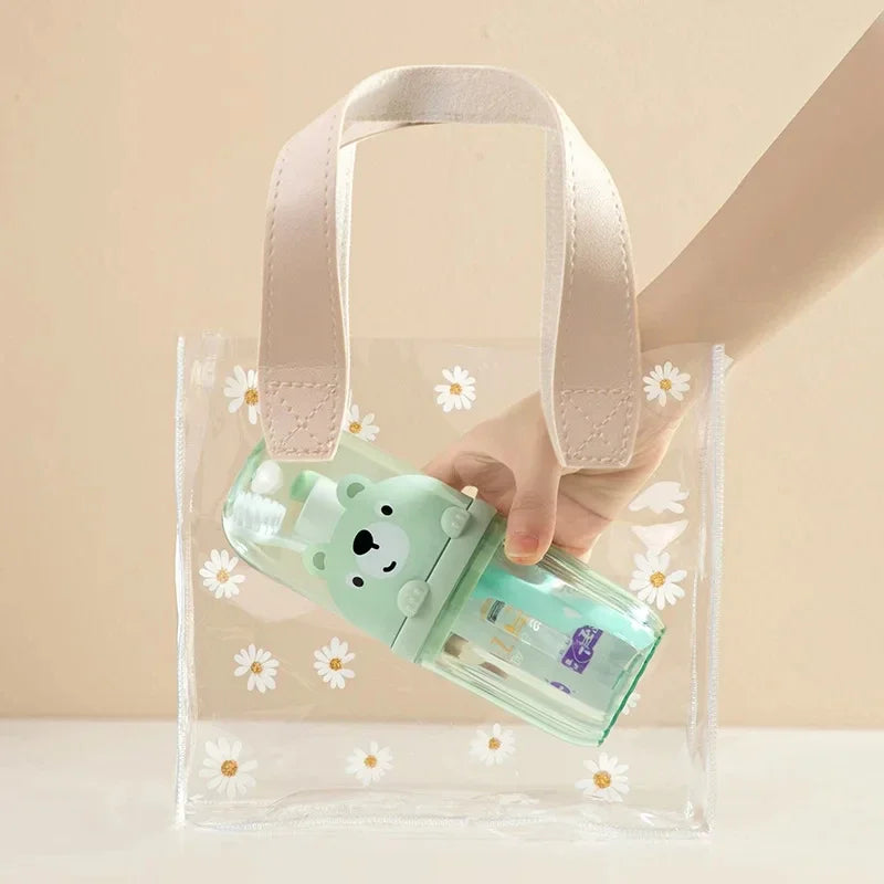 Creative Cartoon Toothbrush Storage Box Children's Set Travel Mouthwash Cup Portable Home Washing and Toothpaste Storage