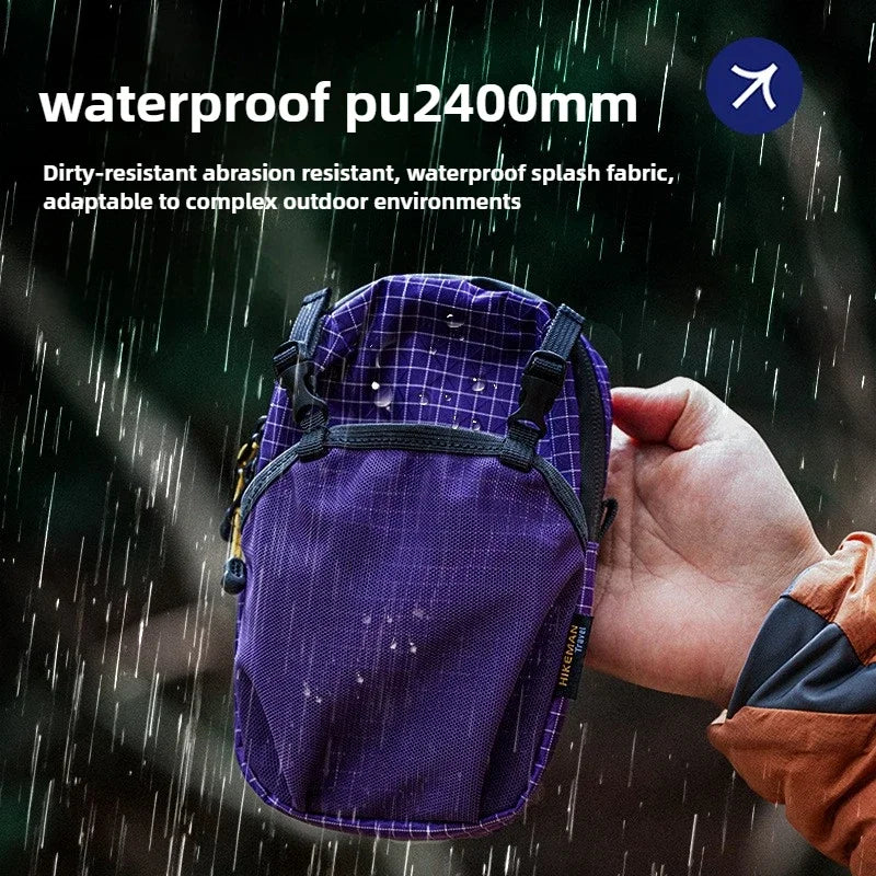 Outdoor Sports Waist Bag Mobile Phone Bag Tactical Hanging Pack for Backpack Expansion Shoulder Bags Lightweight Hiking Gear