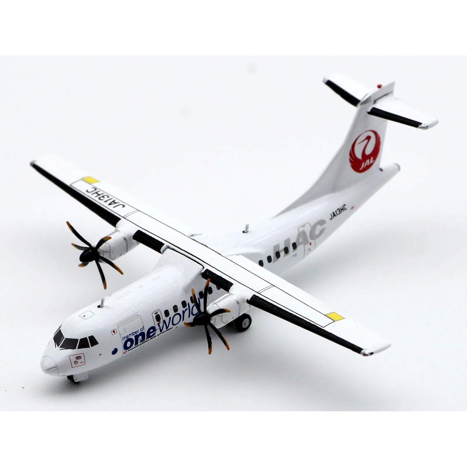 EW4AT4004 Alloy Collectible Plane Gift JC Wings 1:400 Hokkaido Air System “Oneworld” ATR42-600 Diecast Aircraft Model JA13HC