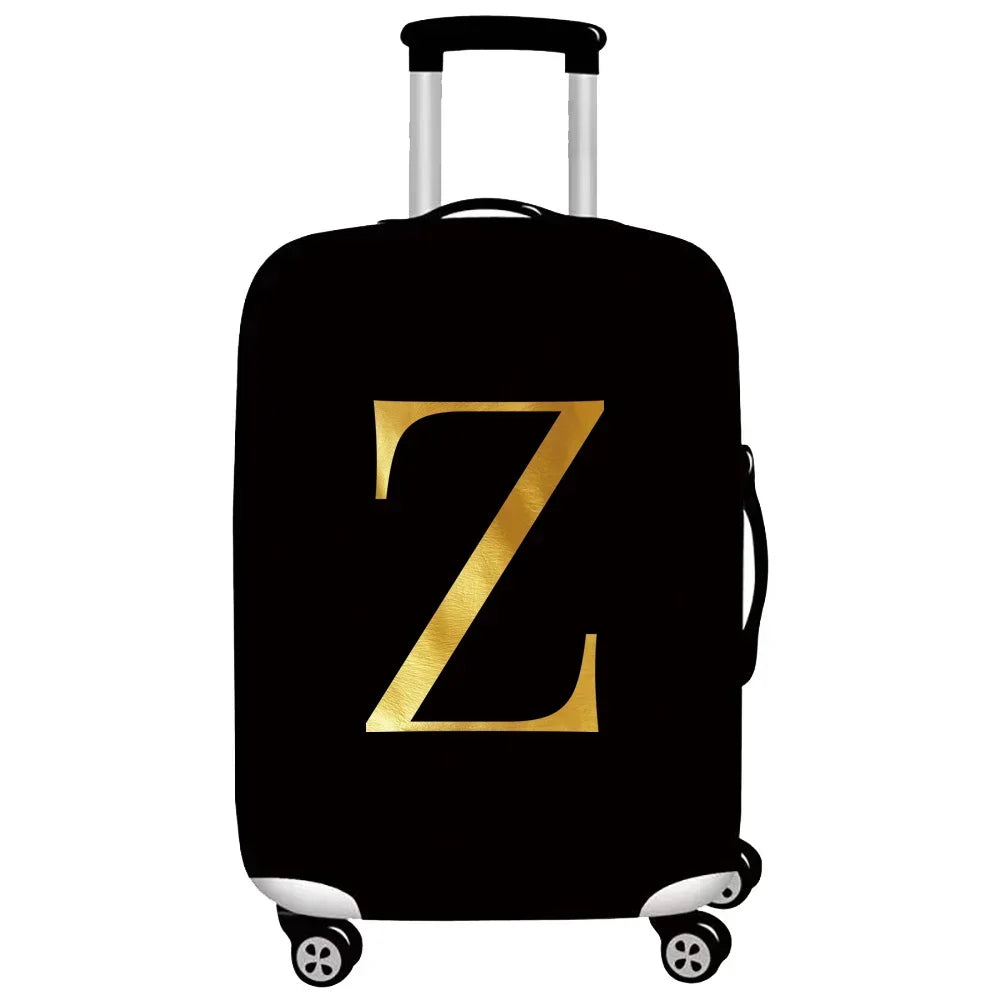 Luggage Protective Cover Thick Elastic Luggage Protective Covers Dust Cover Anti-Scratch Protective Suitcase Cover Letter Series