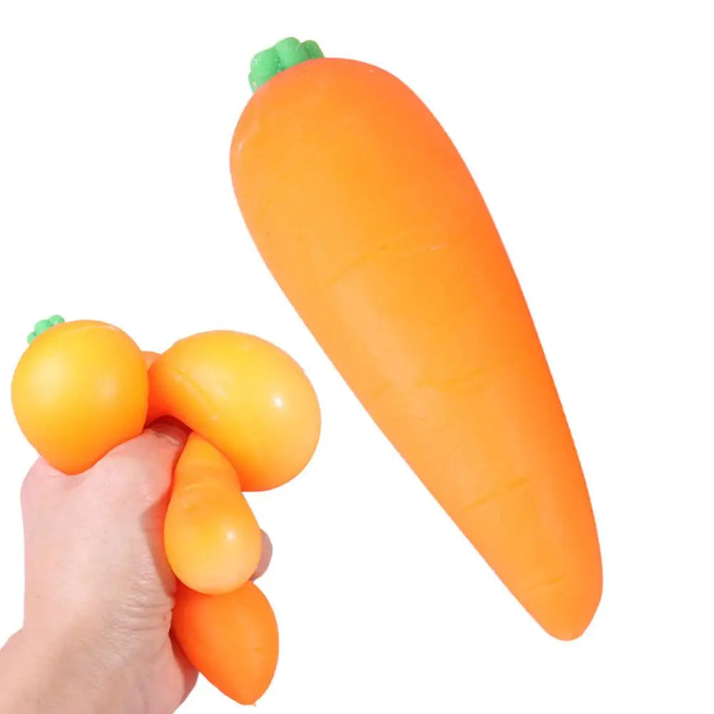 Carrot Squishy Games Sausage Carrot Vegetable Giant Stress Toy Sensory Fun For Kids Teens & Adults Carrot Skateboard Squish1/2/3