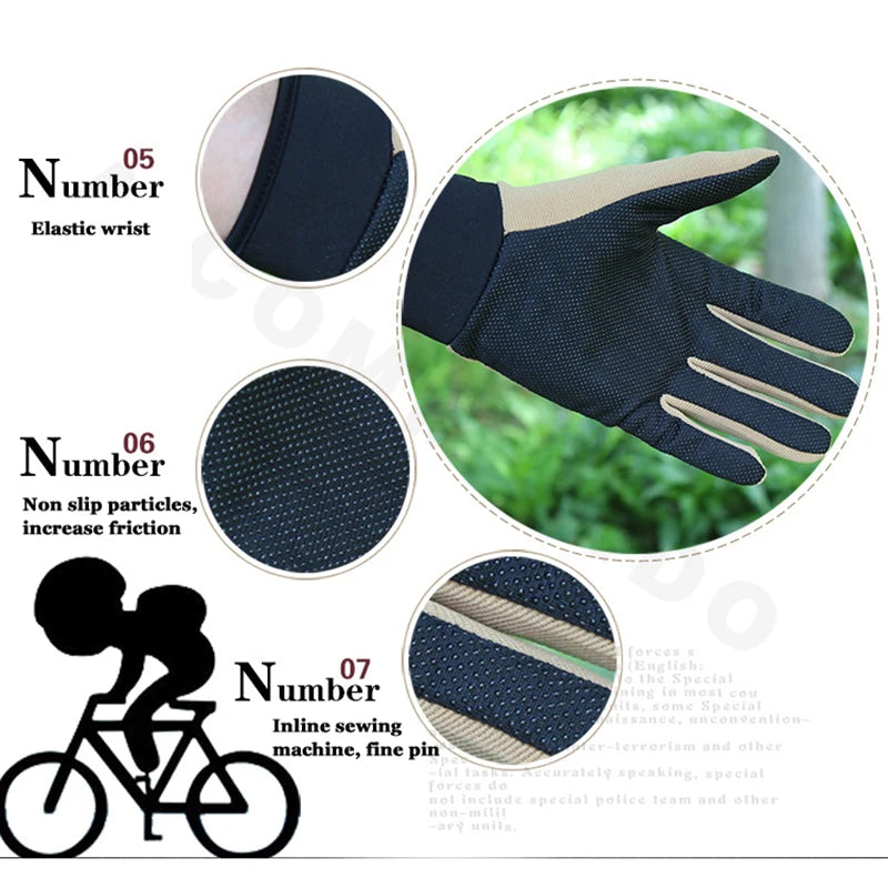 Cycling Tactical Gloves Spring Summer Climbing Camping Hiking Anti Slip Gloves Training Fitness Motorcycle Gloves for Men Women