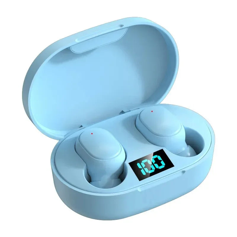 TWS E6S Bluetooth Earphones Wireless bluetooth headset Noise Cancelling Headsets  Microphone Headphones