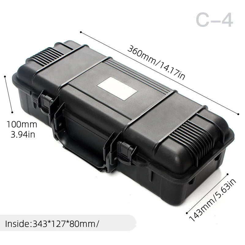 Tool Box Plastic Toolbox Waterproof Hard Case rigid Case with Foam Tool boxes Equipment toolkit Portable Toolbox for mechanics