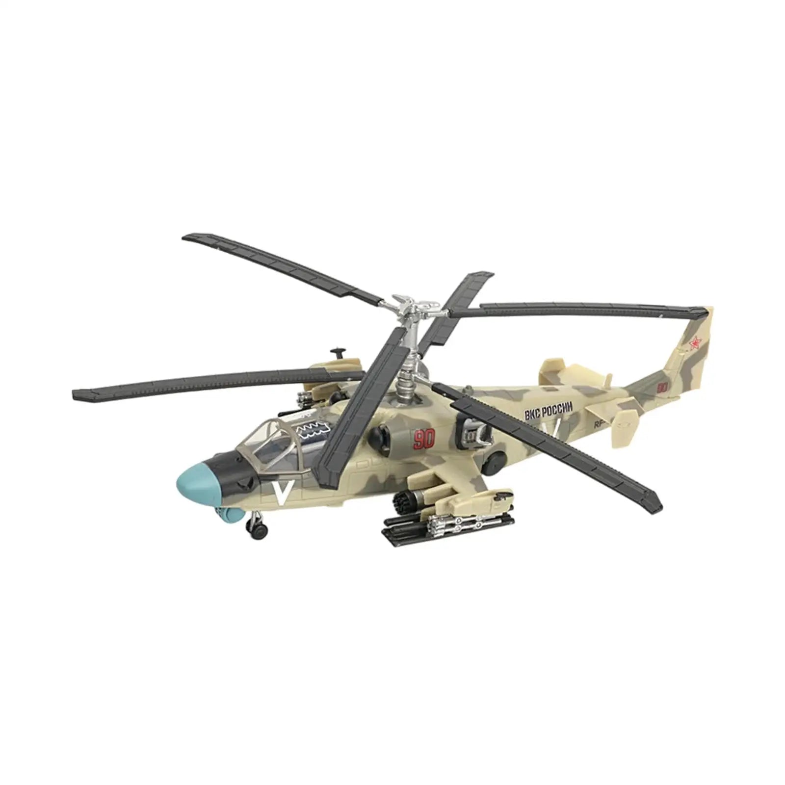 1/72 Scale Aircraft Model Building Kit Helicopter Airplane Display Model for Cafes