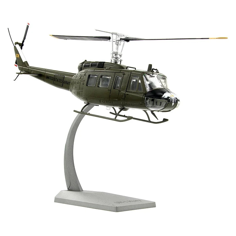 Diecast 1/48 Scale AF1 U.S. Army UH-1H Huey Helicopter 116th Wasp Squadron 674# Finished Military Aircraft Model Toy Gift