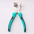 V-shaped Rubber Strip Scissors 90° Sealing Strip Plier 7'' Right Angle Rubber Plastic Shears Door Window Installation Hand Tool