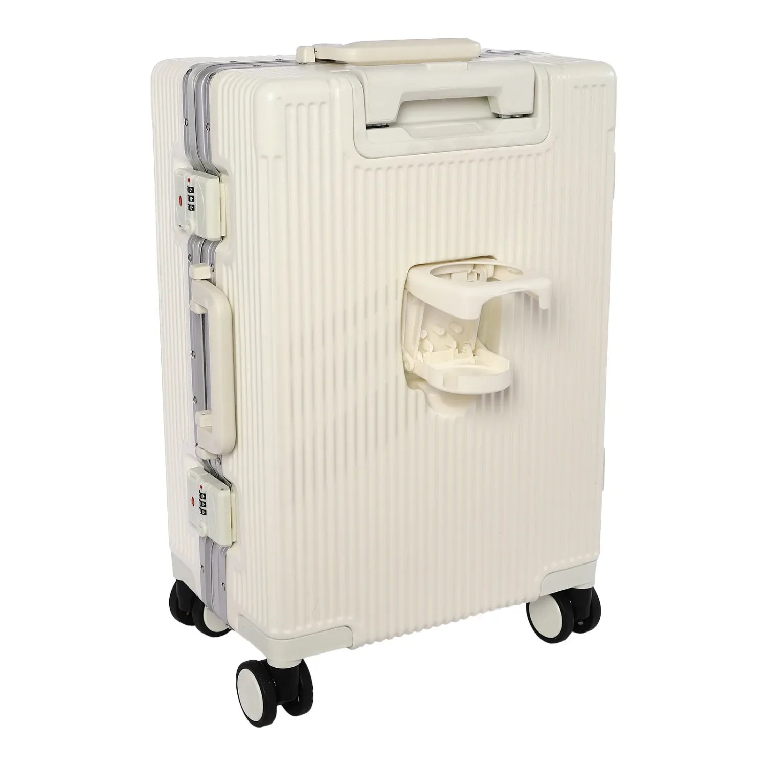 Boarding Suitcase, Portable Luggage Spinner, 20-Inch Travel Suitcase Carry on With Usb Charging Port Multi-Functional