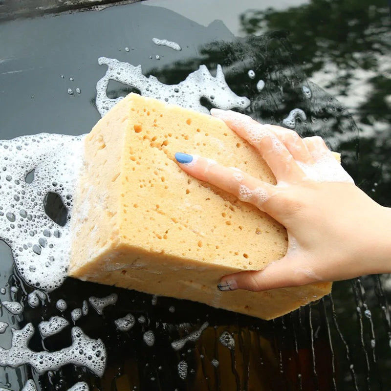 Big Sponge Block Honeycomb Type Car Cleaner Car Washer Macroporous Cleaning Cloth Absorbent Washing Coral Sponge Car Clean Tools