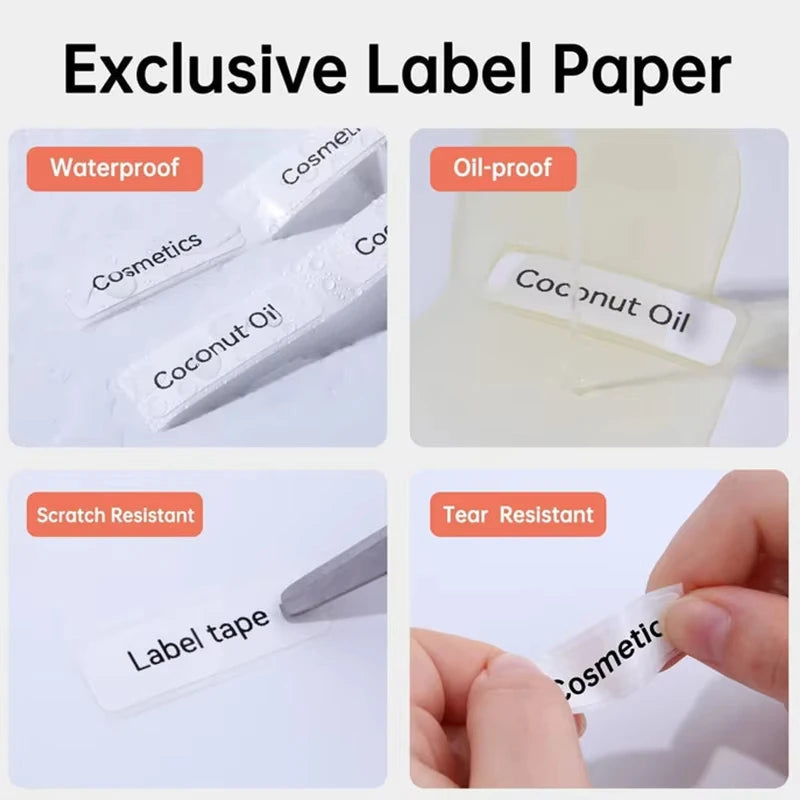 Marklife P15 Thermal Label Sticker Label Paper Tape For Mini Thermal Printer White Color Self-adhesive Paper For P12 Q30 Printer
