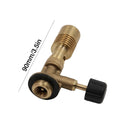 Brass Flame Butan Gas Burner Portable Laboratory Burner Gun Maker Torch Lightweight Gas Burner Head for Outdoor Camping/Picnic