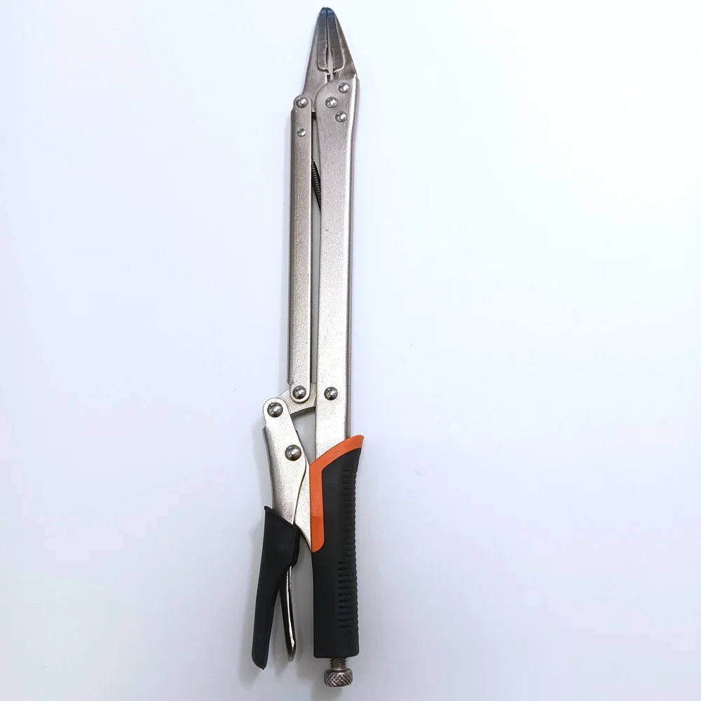 15 Inch Extra Long Reach Vise-Grip Locking Pliers With TPR Handle Straight Narrow Place Use Vehicle Repair Tools