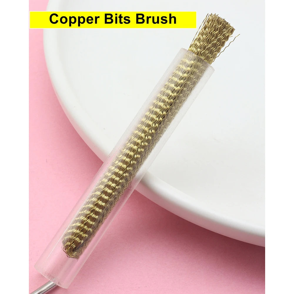 Professional Brass Nail Drill Bit Cleaning Brush – Pen Shape Tool for Cleaning Carbide & Diamond Nail Bits