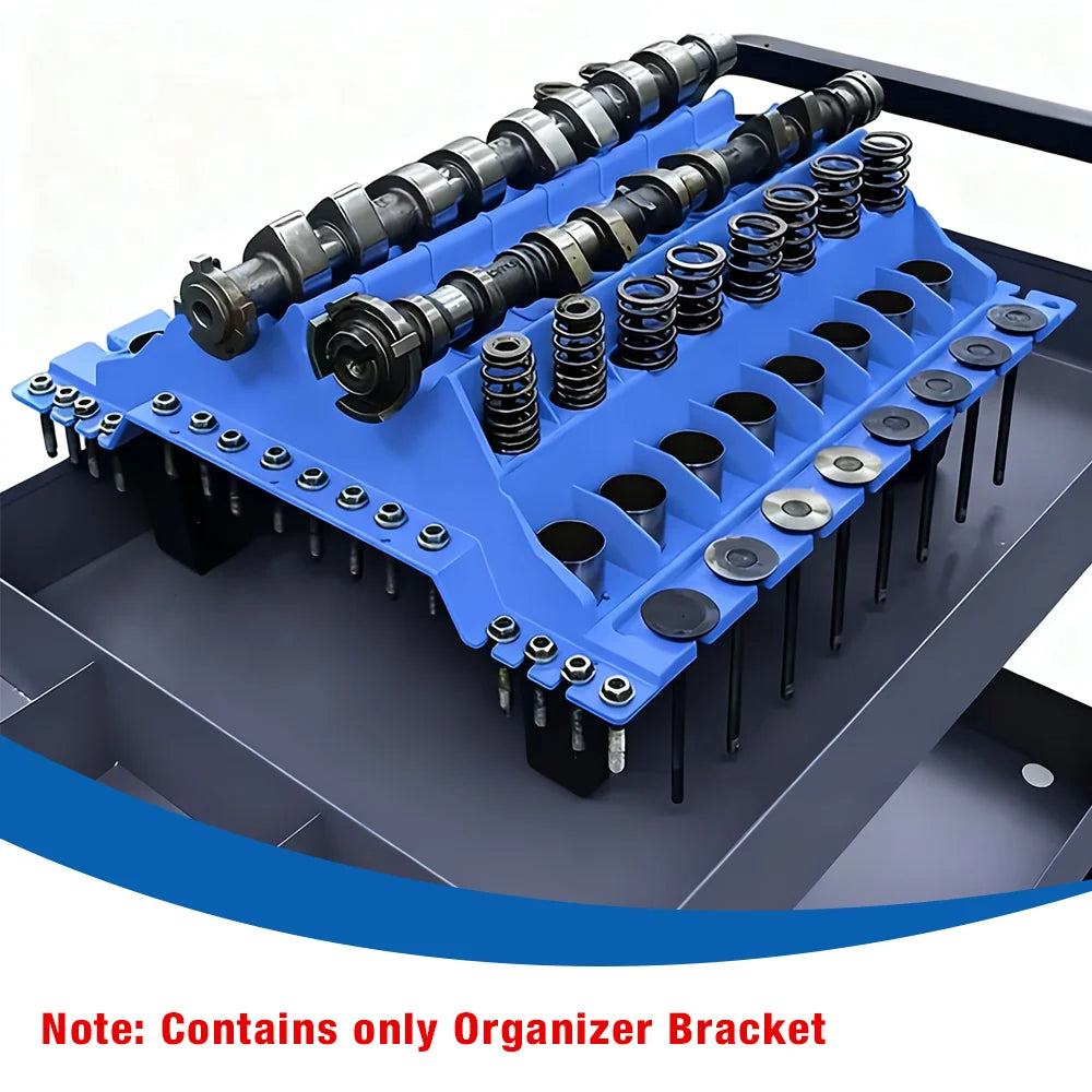 Car Engine Parts Storage Platform Cylinder Head Bolt, Valve Rocker Arm, And Spring Organizing Bracket Engine Parts Storage Table