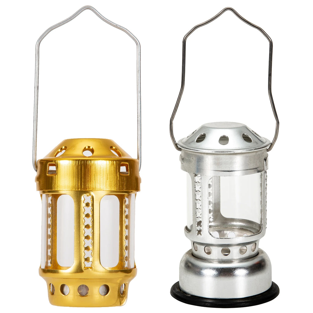 Candle Lanterns Portable Candle Lantern Night Fishing Hanging Outdoor Camping Aluminium Alloy Candle Lamp Outdoor Candle Lantern