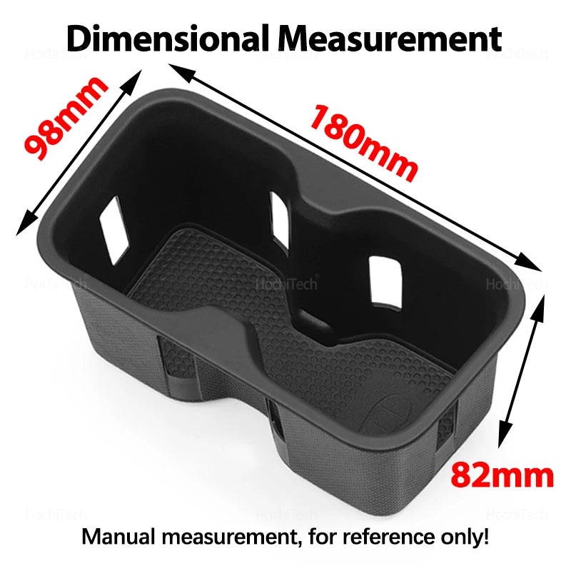 Car Water Cup Holder for BYD SHARK 6 2024 2025 2026 Anti-Slip Central Control Drinks Holder Storage Box Interior Accessories