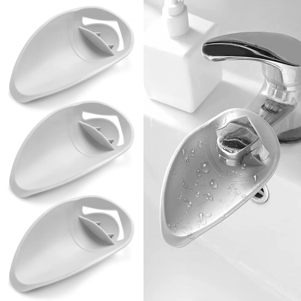 3pcs Kitchen Faucet Extender, Hand Wash Water Assistant Extension And Thicker Hand Wash, Water Guide Silicone Extender
