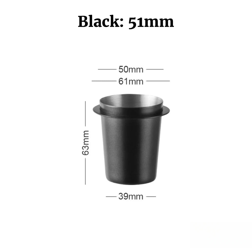 Coffee Dosing Cup Stainless Steel Coffee Bean Measuring Cups Replacement Cafe Barista Tool Espresso Machine Accessories