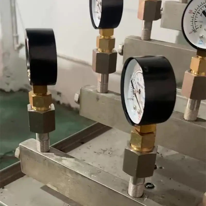Radial Connection Pressure Gauge G1/4 Measuring Range 6Bar For Water Oil