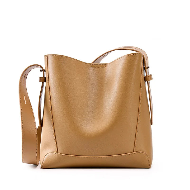 LOMCEL 7 Large bag New autumn-winter women's bag, crossbody bag, versatile genuine leather single shoulder bag, large capacity