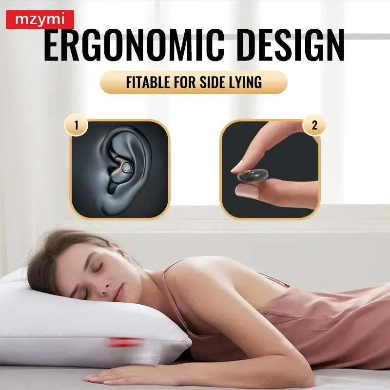 For XIAOMI MD558 Sleep Invisible Wireless Earbuds Bluetooth5.3 Noise Cancelling Headphones OEM Hi-Fi Stereo Sport Headset