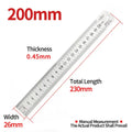 Tyture Straightedge Double Side Scale Metal Ruler High Quality Stainless Steel Woodworking Drawing Measuring Tools 0-15/25/30mm