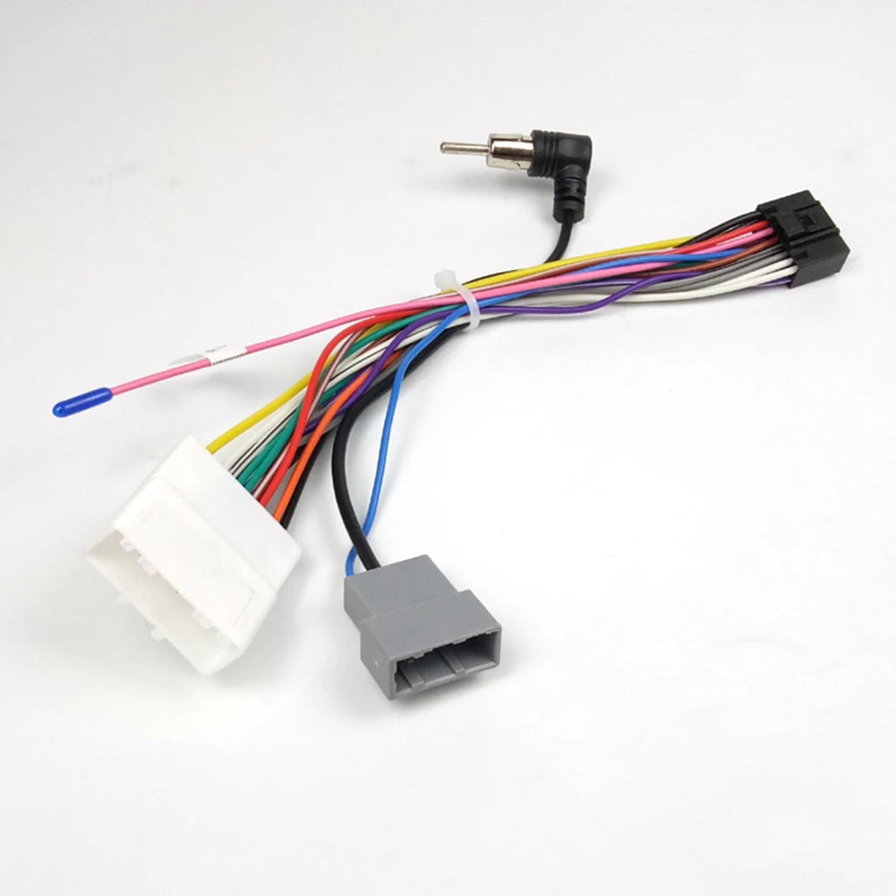 Radio Harness Adapter for Nissan Vehicles Featuring 16-Pin Interface to Support For Android Head Unit Integration