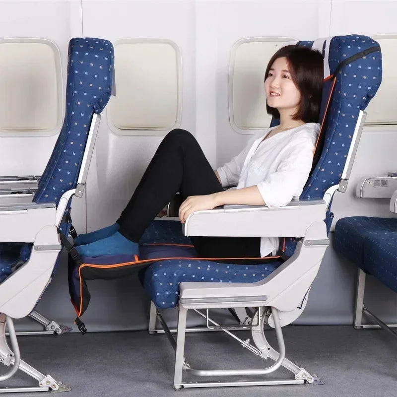 Footrest Hammock Travel Foot Hanger for Adults Baby Sleeping Bed in Airplane Train Bus Car Travelers Hammocks Rests Feet Legs