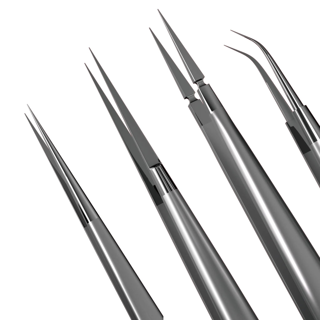 I2C 3D Electronics Extra Hard Alloy Tweezers Precision Forceps for SMD BGA SMT Mobile Phones Flying Line Repair Hand Tools Sets