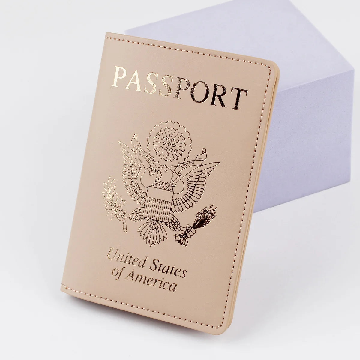 Passport Holder for Women and Men, Premium PU Leather Travel Passport Wallet Passport Cover