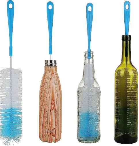 16” Long Bottle Brush Cleaner for Washing Wine/Beer/Sport Well/Thermos/Glass and Long Narrow Neck Sport Bottles