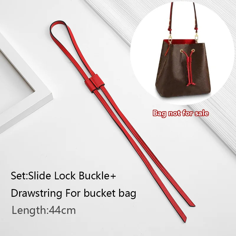 Bag Straps Drawstring For Lv Bucket Bag Replacement Tension Cords Bags Shoulder Slide Lock Buckle Bag Replacement Accessories