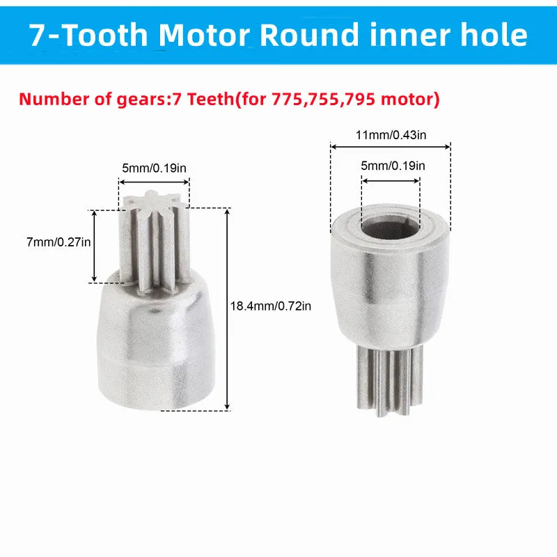 1 Piece Dc Motor Gear 9 /11 /12/13/14/15/16 Teeth Electric Motor Gears for 10.8V / 12V / 14.4V / 16.8V / 18V / 21V /25V Motors