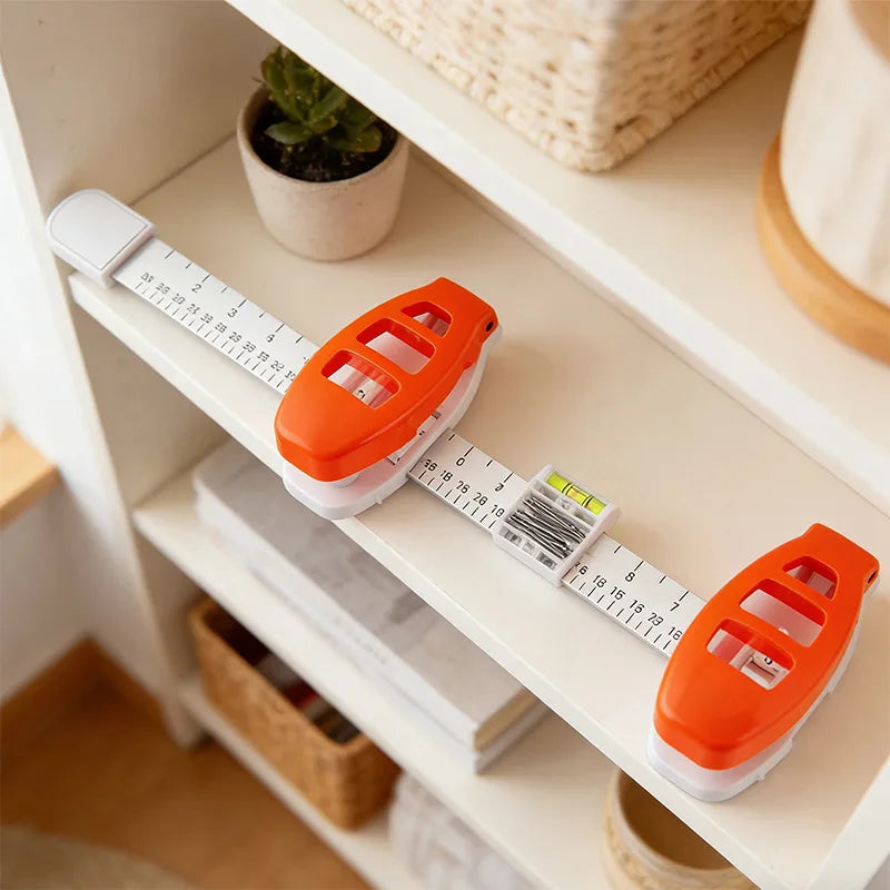Picture Hanging Level Ruler Tool Frame Positioning Balance Ruler Versatile Wall Decor For Hole Marking & Measuring Angle Ruler