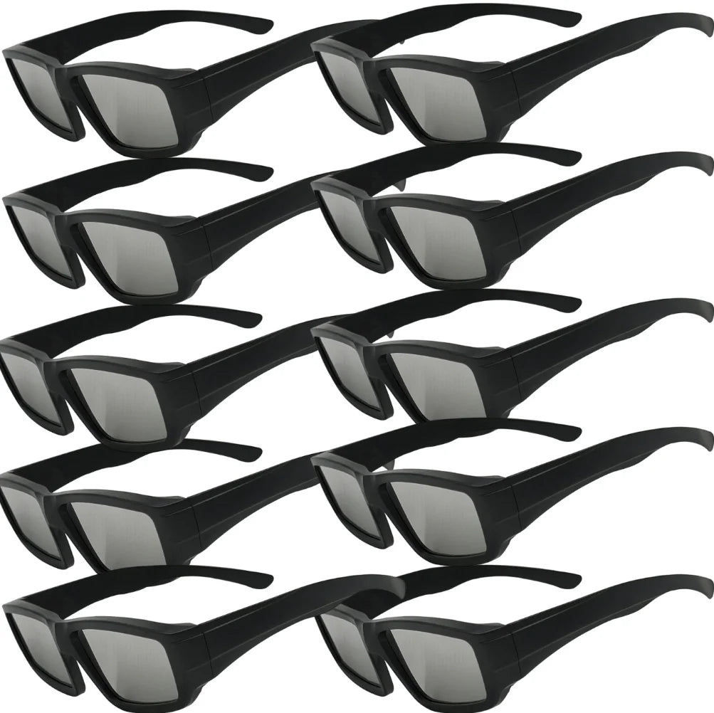 1/2/3/5/10 Pack Solar Eclipse Glasses Meets ISO 12312-2:2015(E) Standards Plastic Eclipse Glasses Solar Eclipse Viewing Glasses