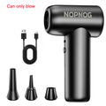 Car Vacuum Cleaner Blower Turbo Fan Violent Jet Fan Cleaning Blowing Tools Summer Hair Dryer Family Electric Air Duster Auto Accessories Dust Collector Outdoors Portable