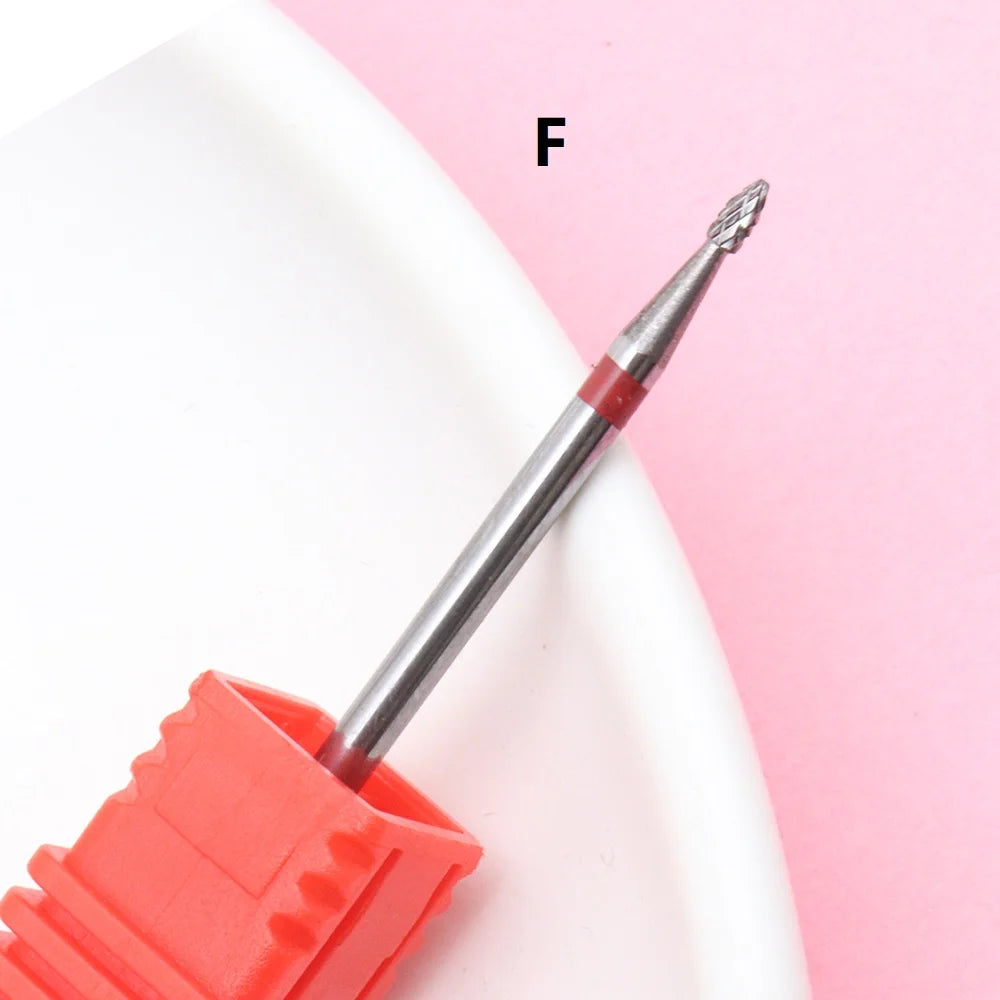 Tungsten Carbide Nail Drill Bit – Small Head Multi-Function Tool for Rhinestone Removal, Gel Removal, Cuticle Cleaning & Nail Sh