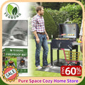 Grill Mat Heat Resistant Griddle BBQ Mat 3 Layers 100cmx100cm Large Fire Pit Mat Easy To Clean for Grass Outdoor for Deck Patio