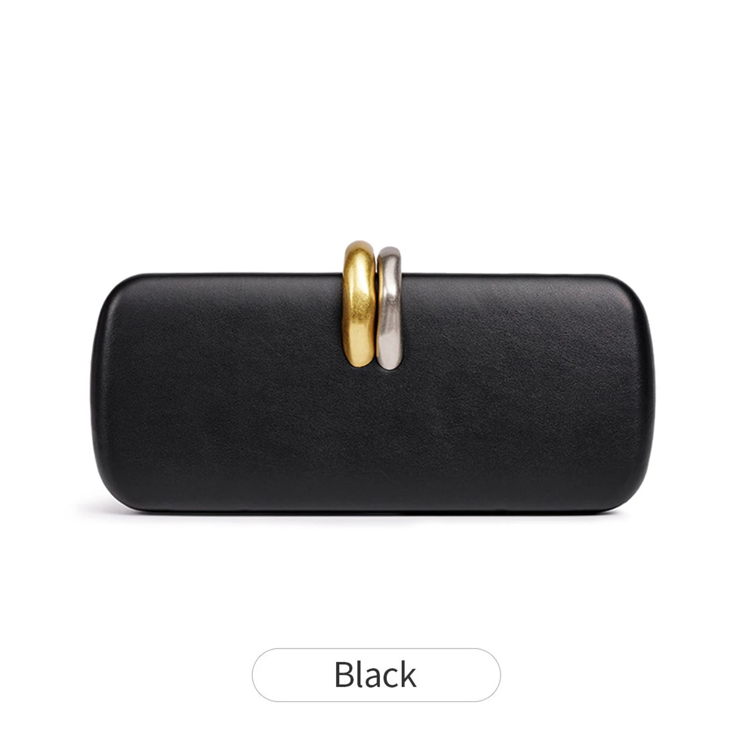 Fashion Women Handbag high-end metal double ring buckle design Evening Bag for Weddings,Parties,dance party Ladie’s CrossbodyBag